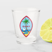 Verre A Shot Sceau de Guam (Devant)