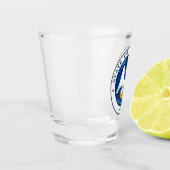 Verre A Shot Sceau d'État de Louisiane (Gauche)