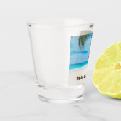 Verre A Shot Scène de plage 1 (Gauche)