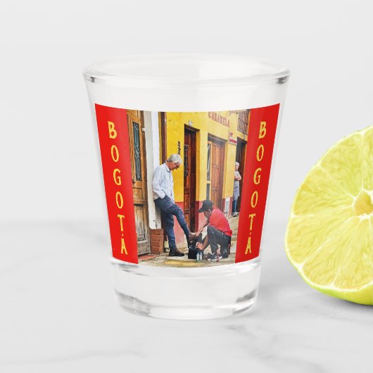 Verre A Shot Scènes de rue de Bogotá (Devant)