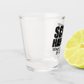 Verre A Shot Schist Happens - Géologue personnalisable (Gauche)