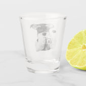 Verre A Shot Schnauzer avec caméra (Dos)