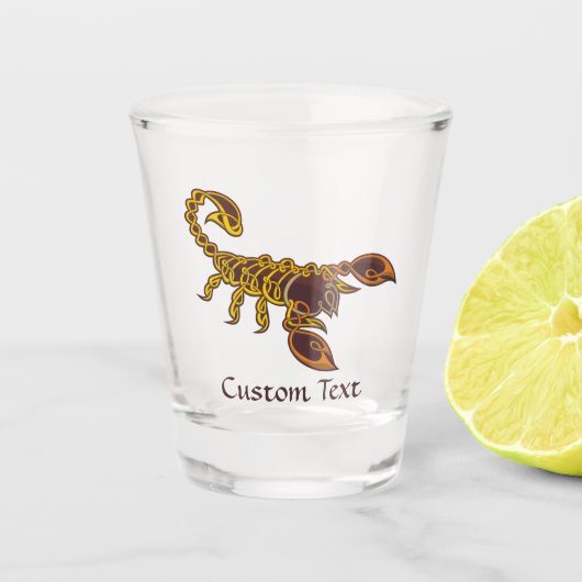 Verre A Shot Scorpion de noeud celtique (Devant)