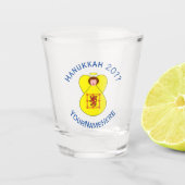 Verre A Shot Scot Lion Rampant Angel Hanoukka Drapeau personnal (Devant)