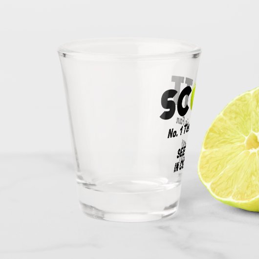 Verre A Shot Scott Tennis (Gauche)