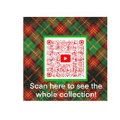 Verre A Shot Scotty Dog et Tartan Christmas