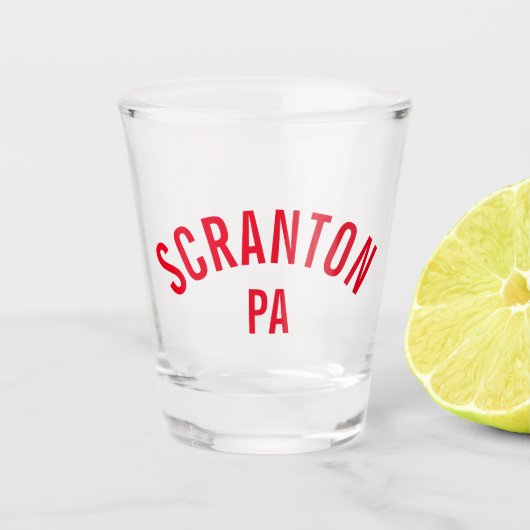 Verre A Shot Scranton, PA (Devant)