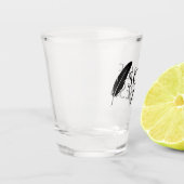 Verre A Shot Scribe Vibes Author Writer Poet  (Gauche)