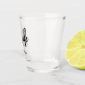 Verre A Shot Script élégant "Mariée" Personnalisé (Droite)
