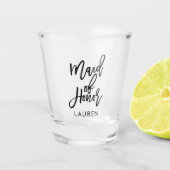 Verre A Shot Script tendance "Maid of Honor" Personnalisé (Devant)