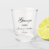 Verre A Shot Script Usher Customisé (Devant)