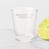 Verre A Shot Se désabonner du stress sarcasme professionnel (Dos)