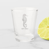 Verre A Shot Seahorse Black (Dos)