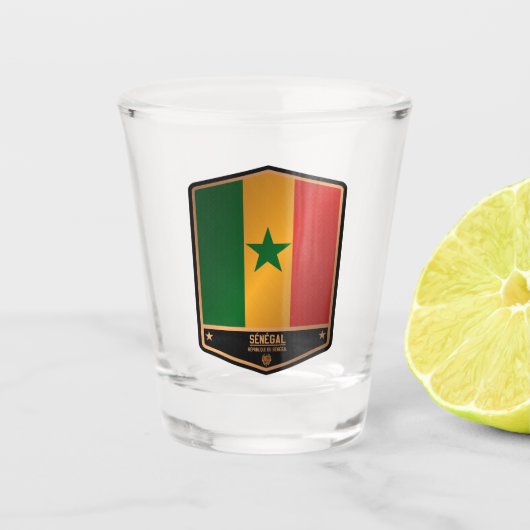 Verre A Shot Sénégal (Devant)