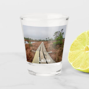 Verre A Shot Sentier de randonnée dans le marécage