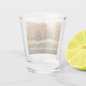 Verre A Shot Sept sources Pont d'automne III Paysage d'automne (Dos)