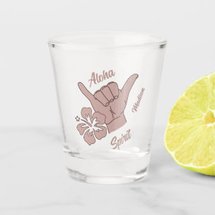 Verre A Shot Shaka texte personnalisé