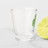 Verre A Shot Shamrock celte Sainte Vert Saint Patrick (Gauche)