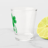 Verre A Shot Shamrock de la Saint Patrick Clover Personnalisé (Droite)