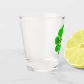 Verre A Shot Shamrock & Lucky Clover feuille monogrammed / Irla (Gauche)