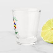 Verre A Shot Shamrock roumain irlandais drapeaux américains Per (Droite)