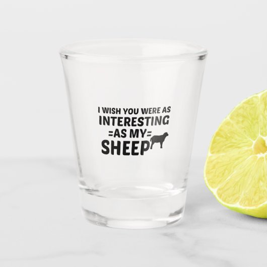 VERRE A SHOT SHEEP INTÉRESSANT (Devant)