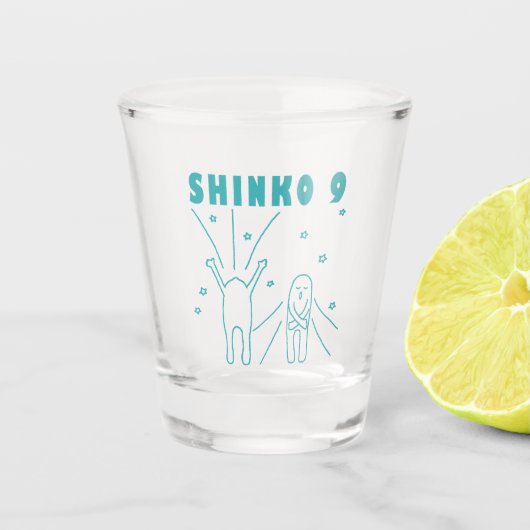 Verre A Shot "Shinko 9" Respiration profonde (Devant)