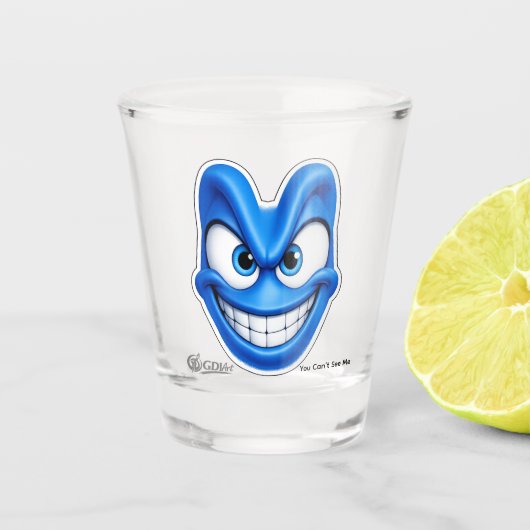 Verre A Shot Shot Glass - You Can't See Me (Devant)