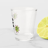 Verre A Shot Shots après les tirs Drôle vaccin COVID (Droite)