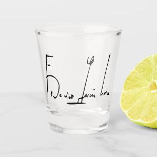 Verre A Shot Signature Federico García Lorca