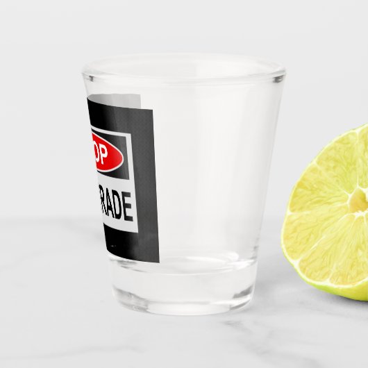 VERRE A SHOT SIGNE COMMERCIAL ARRÊT (Droite)
