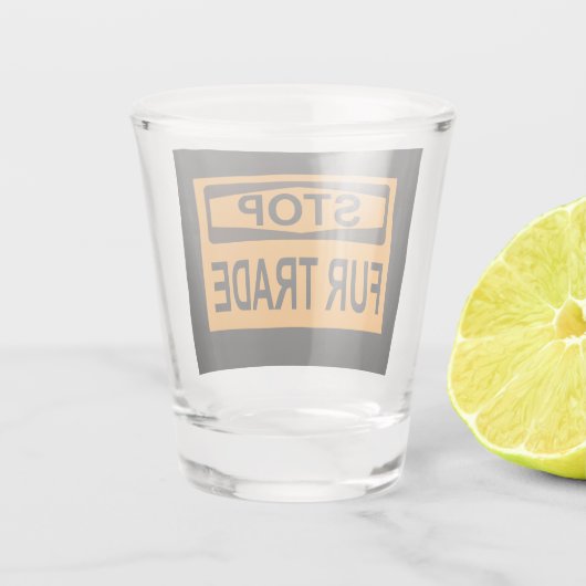 VERRE A SHOT SIGNE COMMERCIAL ARTIFICE (Dos)