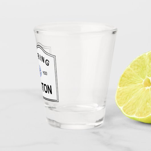 Verre A Shot Signe entrant de Boston (Droite)