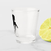 Verre A Shot Silhouette moderne Black Horse (Droite)