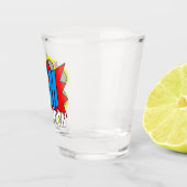 Verre A Shot Simple drôle moderne tendance bande dessinée BAM!  (Droite)