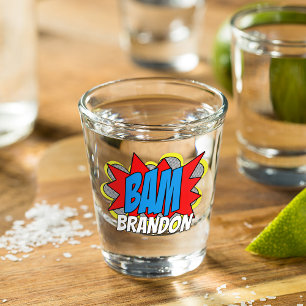 Verre A Shot Simple drôle moderne tendance bande dessinée BAM! 