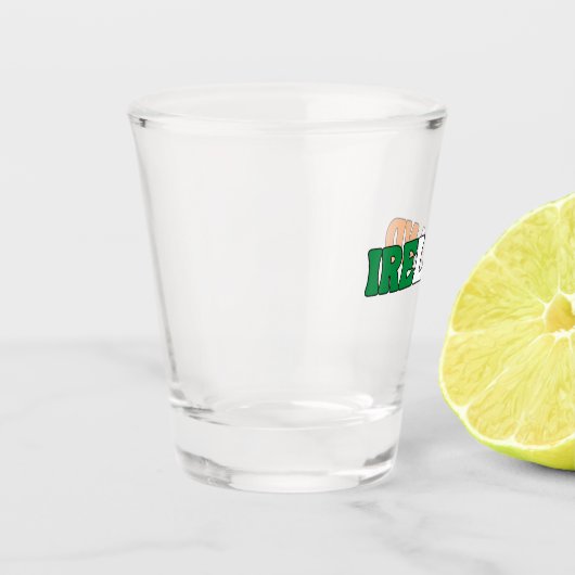 Verre A Shot Simple Modern Irlande National Flag Appareils (Gauche)