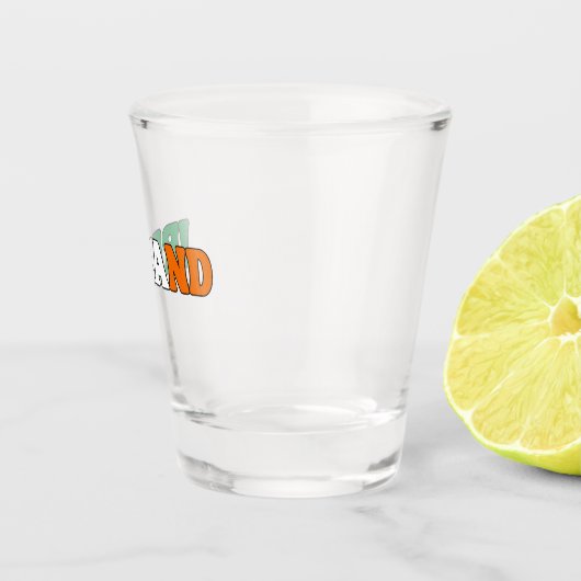 Verre A Shot Simple Modern Irlande National Flag Appareils (Droite)