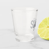Verre A Shot Simple, moderne, cool, design tendance Super Papa (Gauche)