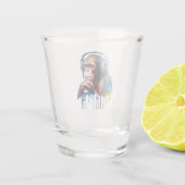 Verre A Shot Singe musical (Dos)