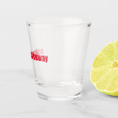 Verre A Shot Single All Way - Drôle Citation de Noël (Droite)