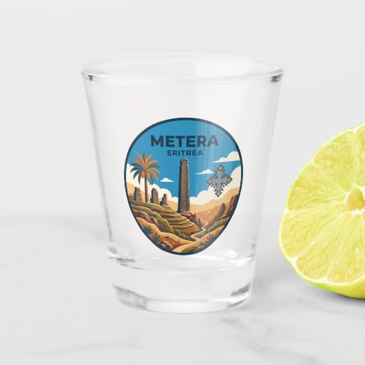 Verre A Shot Site archéologique de Metera Érythrée (Devant)