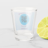 Verre A Shot Site web simple de société commerciale code-barres (Dos)