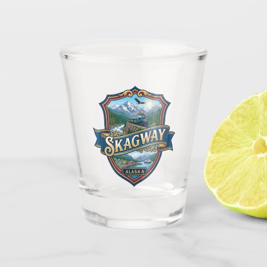 Verre A Shot Skagway États-Unis (Devant)