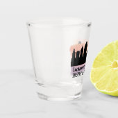 Verre A Shot Skyline de Sacramento CA City (Gauche)