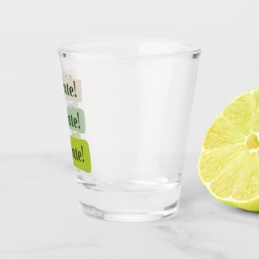 Verre A Shot Slainte Irlande Bonne santé St. Patrick's Day Gree (Droite)