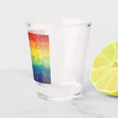 Verre A Shot SlipperyJoe drapeau gay pride couleurs arc-en-ciel (Droite)