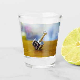Verre A Shot SlipperyJoe's Happy Hanoukka à quatre côtés