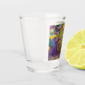 Verre A Shot SlipperyJoe's Mardi Gras Colliers de perles doublo (Gauche)