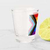 Verre A Shot SlipperyJoe's Progress Pride Drapeaux gay cadeaux  (Gauche)